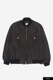 Endric 2-way zip-up denim jacket