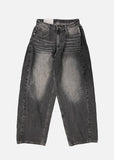 Vortex pintuck wide denim pants