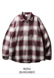 Pale Overfit Check Shirt