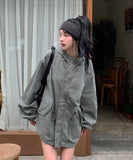 Pint Washed Short Hooded Field Jacket