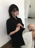 [MADE] Maret Summer Linen Check Overfit Short Sleeve Shirt