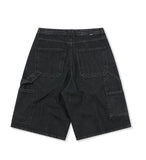 Mushroom Stitch Bermuda Denim Pants