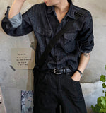 [summer] Sec arc denim shirt