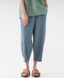 public banding wide denim pants