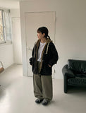 [unisex] Btem cotton wide pants