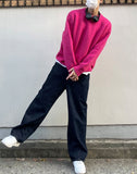Point wool knit