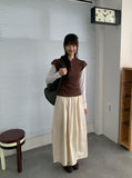 [BAONHAUS] Mitun Cut Banding Balloon Long Skirt