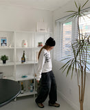 Meln Lettering Cropped Hoodie