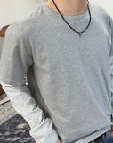 Hass striped layered t-shirt