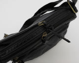 Eater Vintage Two Zipper Mini Shoulder Cross Bag