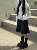Let's Frill Hood Dot Windbreaker Jacket