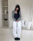 Leol Color Matching Nylon Pants