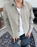 Tinead Crop Check Shirt