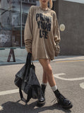 Leff printed oversized fit long sleeves