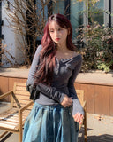 Rino Pocket Off-Shoulder Long Sleeve