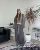Ekan Wide Pintuck Sweatpants