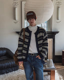 Camille Multi-Stripe Round Cardigan