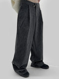 Wool 20%) Nerdy Stripe Pants