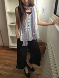 [BAONHAUS] Korine Flower Shirring Sleeveless Blouse