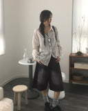 Phibe Denim Bermuda Pants