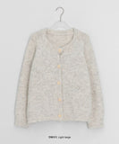 Cushit Flower Raglan Wool Knit Cardigan