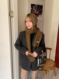 Munted flap wool single jacket