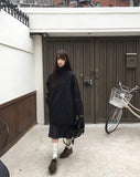 Moochi Balmacaan Over Wool Midi Coat