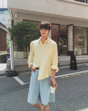 Bureau Linen Bermuda Denim Pants