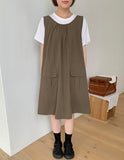 Rikelt Cargo Midi Suspender One Piece