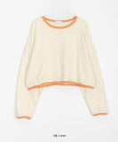 Furt Color Scheme Crop Long Sleeve Tee