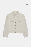 Ely washed loose trucker jacket