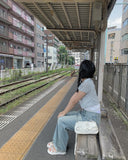 Miru Buckle Square Leather Bag