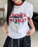 Holiday Ringer short-sleeve T-shirt