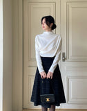 Shumare Pearl Knit Flare Skirt