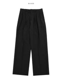 Inder Pintuck Wide Slacks