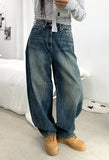 moity denim balloon pants