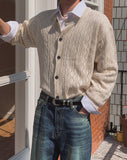 Bins Openwork Over Fit Cardigan