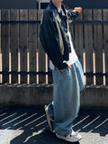 Roy Cat Washed Balloon Denim