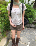 Within Button Short Sleeve T-shirt