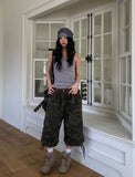 Military Layered Strap Bermuda Pants