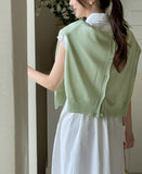Its V-neck Summer Knit Cardigan