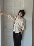 Ladlo cropped linen pocket blazer