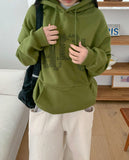 Talb Brushed Printing Over Hoodie