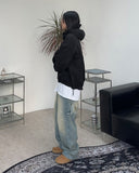 Diaren Patch Carpenter Denim Pants