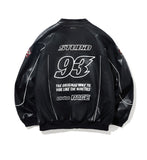 93 Racing Biker Leather Jacket