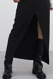[NONCODE] J.O. Unbalanced Cut-Out Long Skirt
