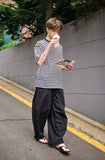 Heavy Overfit Border Short Sleeve T-shirt