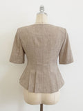 Renne Peplum Jacket (Belt Set)