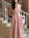 Mollian Dot Sleeveless One Piece