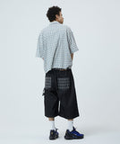 BERMUDA CHECK POCKET DENIM SHORT